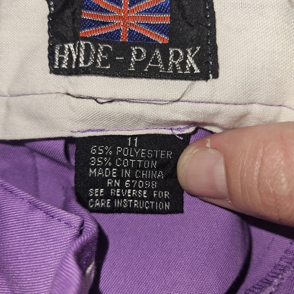 Hyde Park Junior Shorts Size 11. - Picture 10 of 11